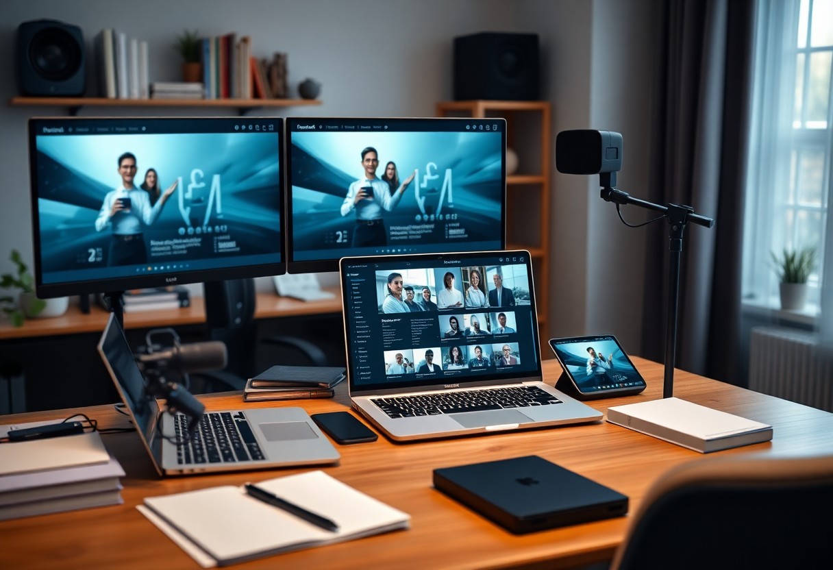 Tech needed run online course platform with software hardware tools for course creation distribution management